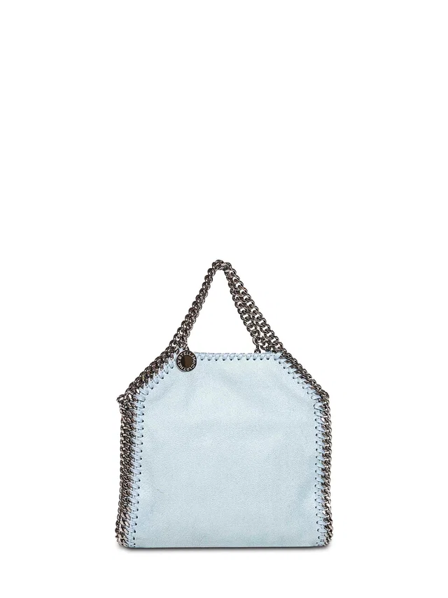 Stella McCartney Falabella Tiny Tote Bag — Blue Polyester in Blue from HEWI