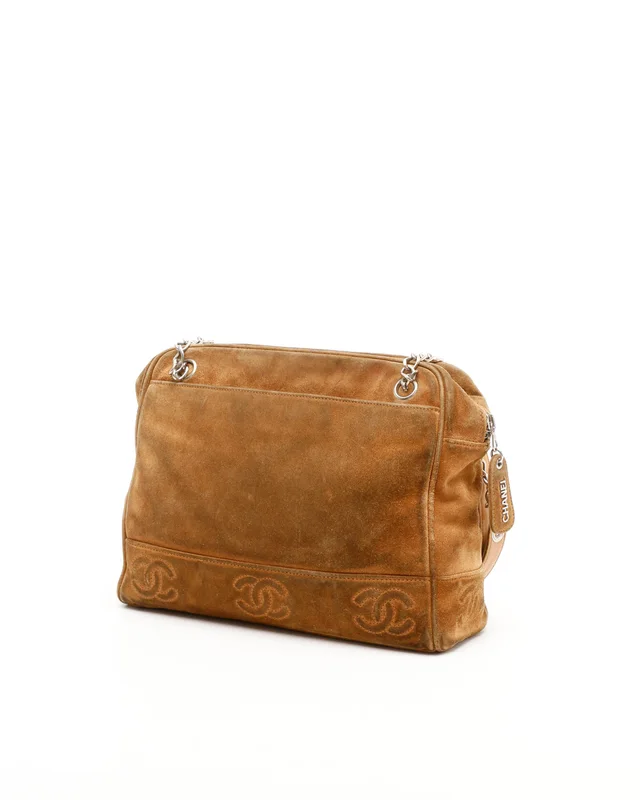 Chanel CC Chain Bag in Suede from A Retro Tale, photo 3 of 12
