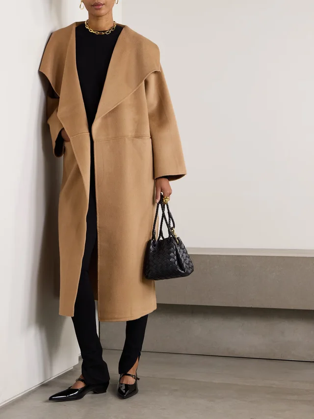 TOTEME + NET SUSTAIN Signature wool-blend coat in Beige, photo 2 of 2 from NET-A-PORTER (Canada)