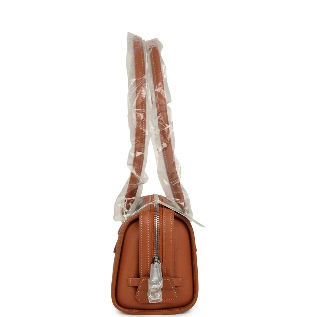 Goyard Goyardine Canvas Bonbonnière Bag Black, Brown Chevroches Calfskin Palladium Hardware in Black Calfskin from Madison Avenue Couture, photo 6 of 9