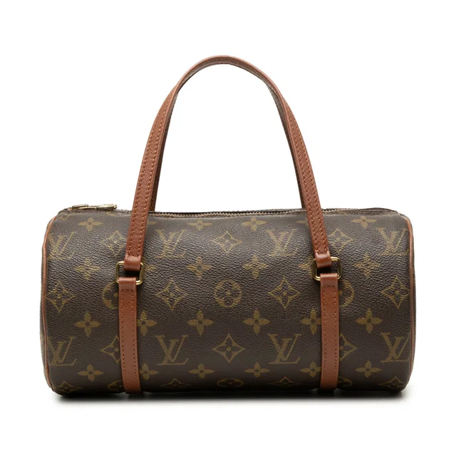 Brown Louis Vuitton Monogram Papillon 26 Handbag in Brown Coated canvas from Designer Revival