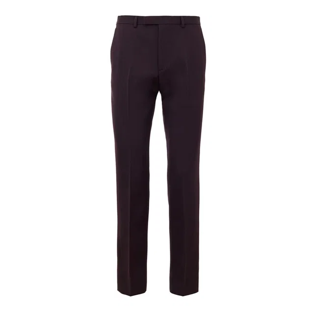 Gucci Bordeaux Wool Dress Pants in Burgundy Wool from HEWI