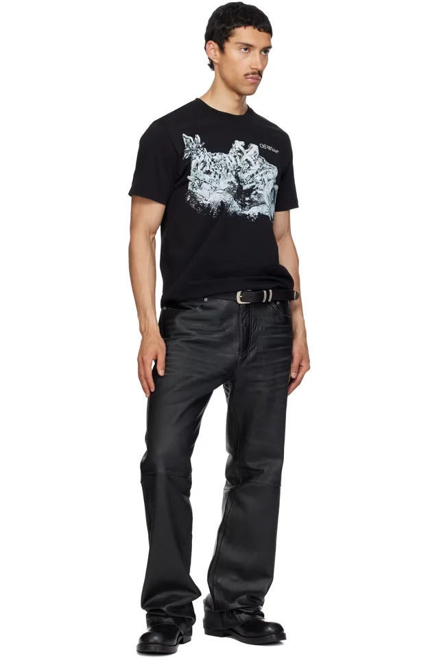 Off-White Black Eagle Rock Slim T-shirt, photo 4 of 4 from SSENSE