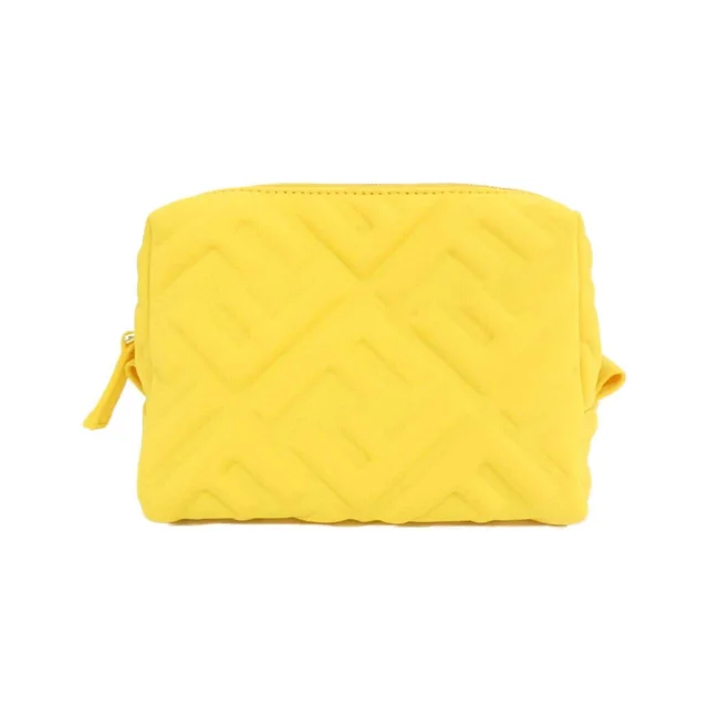Fendi 8N0172 AFCK Pouch in F1E64/YELLOW (Yellow) / GOLD (Gold) hardware polyamide/elastane from KOMEHYO