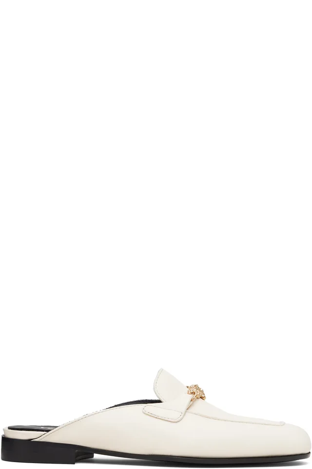 Off-White Medusa Leather Loafers