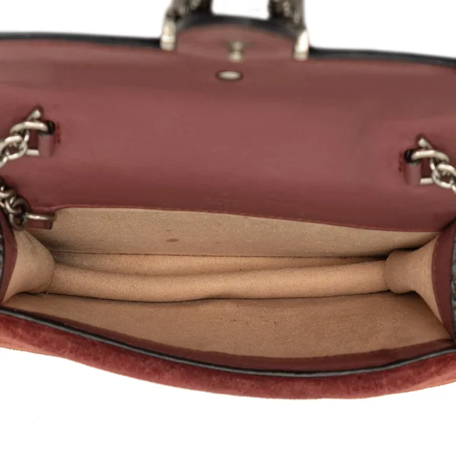 Beige Gucci Mini GG Supreme Blooms Dionysus Crossbody in Beige Suede from Designer Revival, photo 2 of 2