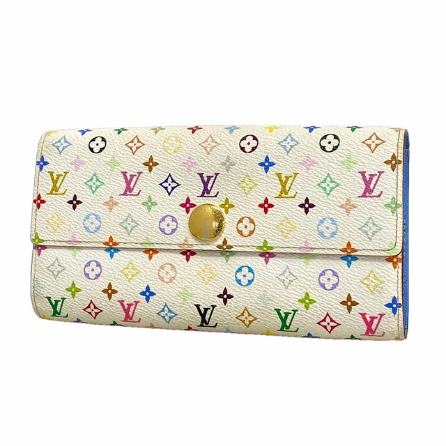 Louis Vuitton Wallet Monogram Multicolor Portefeuille Sarah Raisin in Multicolor from The Reluxe