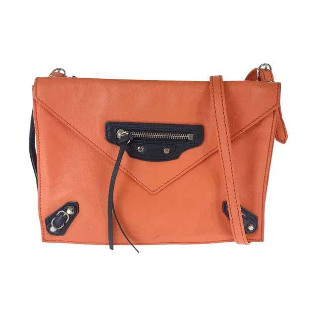 Balenciaga Papier Mini Triple Pink Silver Leather Shoulder Bag Pochette in Pink Leather from The Reluxe