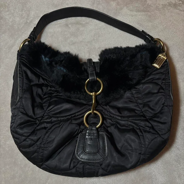 Coach Women's Shoulder bags - Black in black from Depop