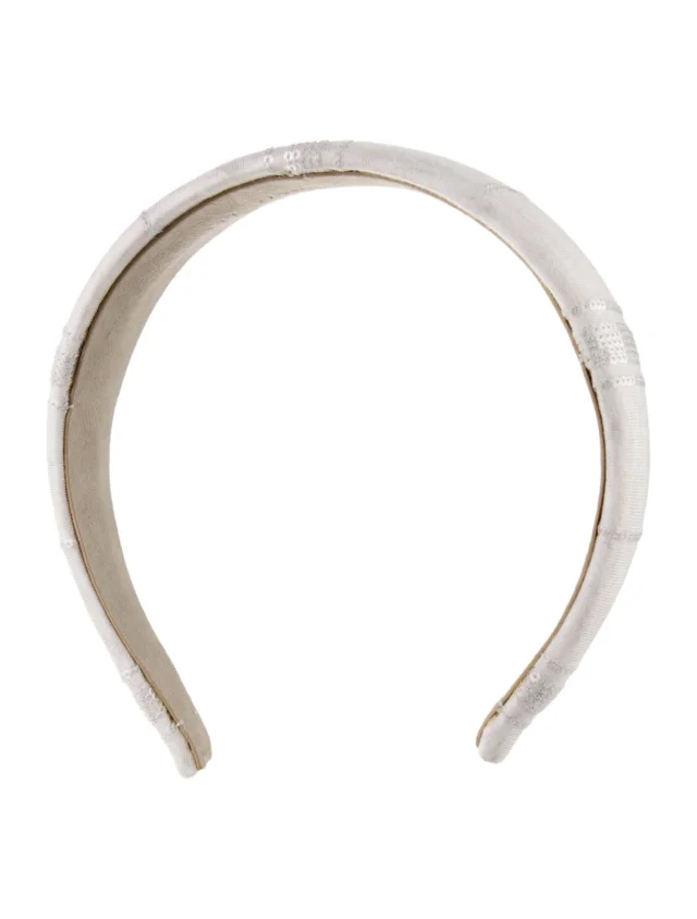 Brunello Cucinelli hair accessories in white from The RealReal