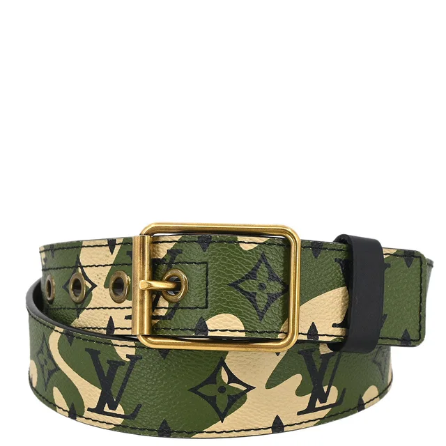 Louis Vuitton 2008 Monogramouflage Ceinture Belt M96460 #95 in Canvas from AMORE Vintage Tokyo
