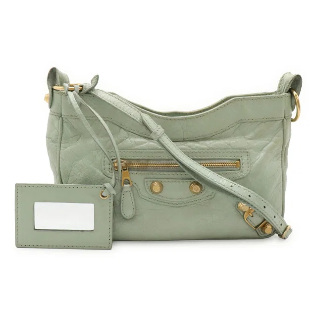 Balenciaga Giant Hip Leather 2way Shoulder Bag in Leather from LuxUness