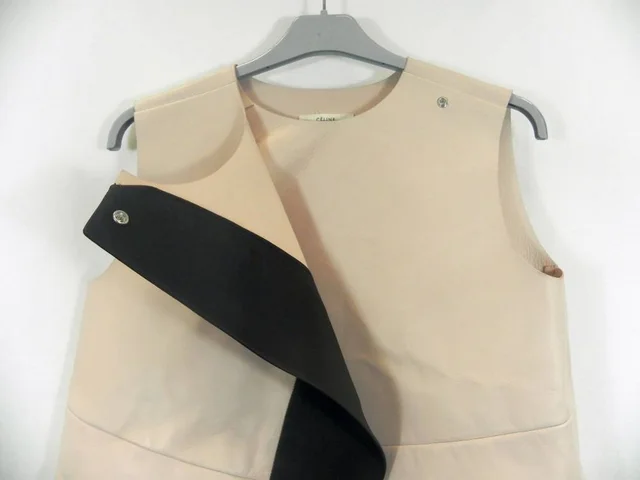 Celine Jacket Pink & Black Size: S in Pink Leather from Oxfam Online Shop, photo 2 of 5
