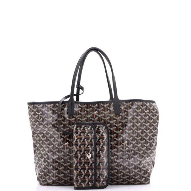 Goyard Saint Louis Tote Coated Canvas PM in black Coated canvas from Rebag, photo 2 of 7