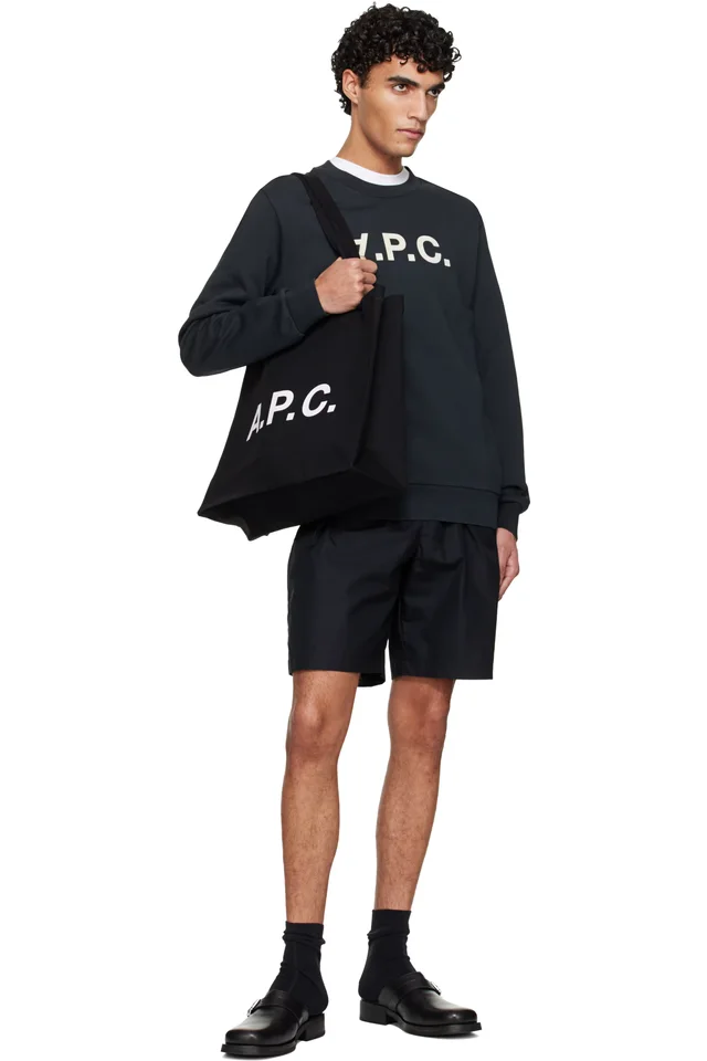 A.P.C. Black Diane Tote, photo 4 of 4 from SSENSE