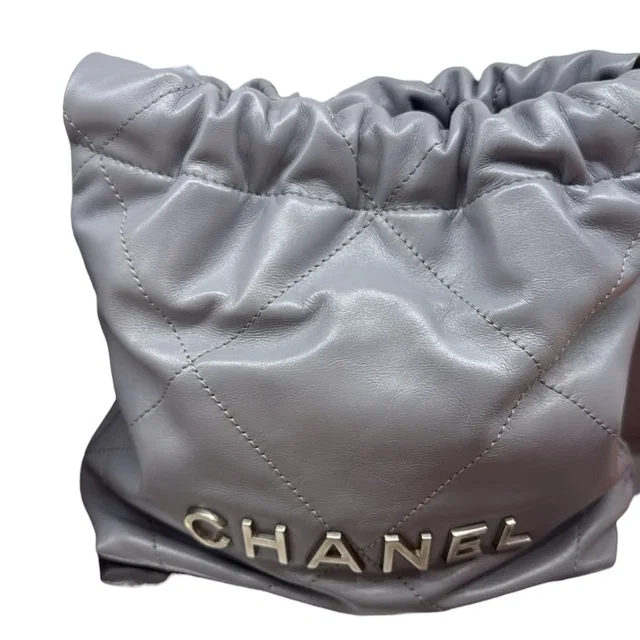 Chanel 22 Mini Grey Bag in Grey from Luxury Promise