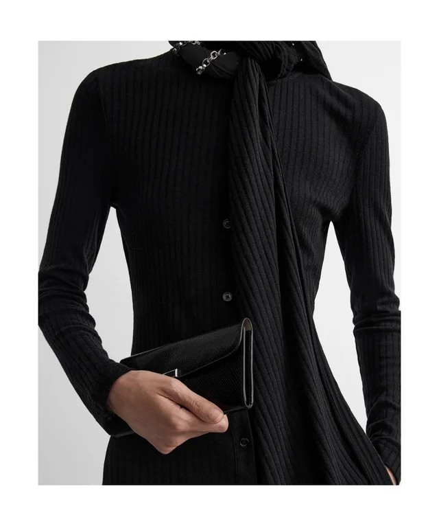 Toteme Ribbed-knit scarf blouse for women, photo 5 of 5 from SENSER