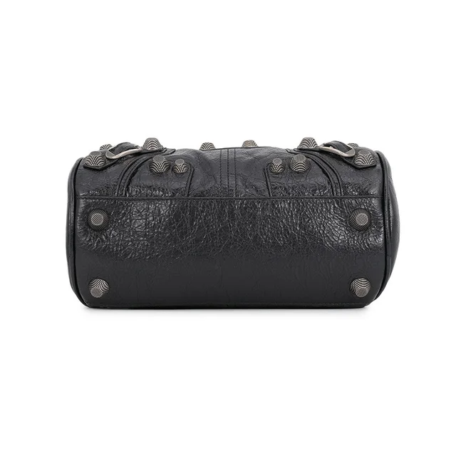 Balenciaga Lucagol Cylinder Black771716 Leather in Leather from GALLERY RARE, photo 3 of 4