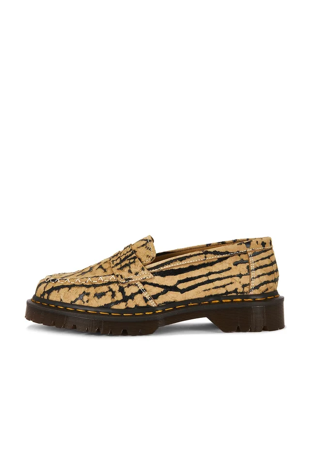 Dr. Martens Wild Mohwalk Refined Loafer in Teak & Black, photo 7 of 7 from REVOLVE (Canada)