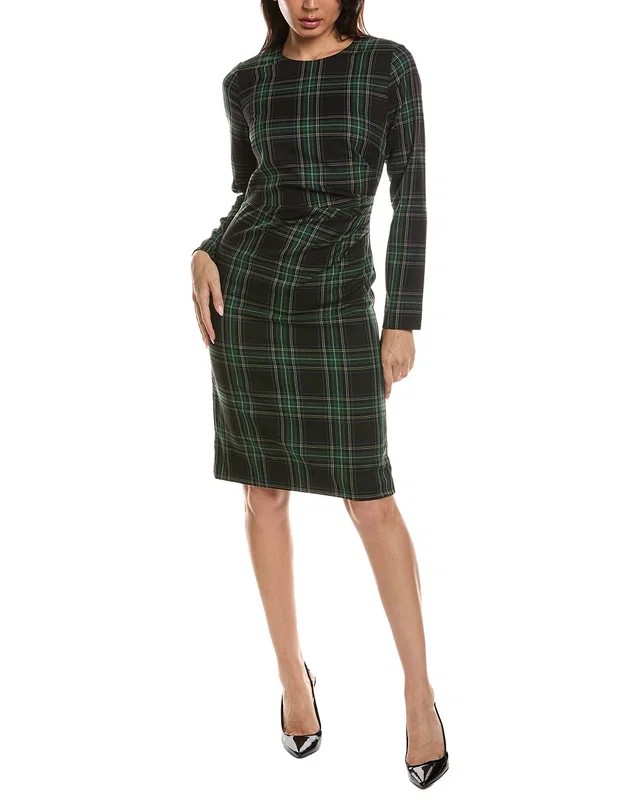 Tahari ASL Plaid Midi Dress, image 1 of 1 from Rue La La