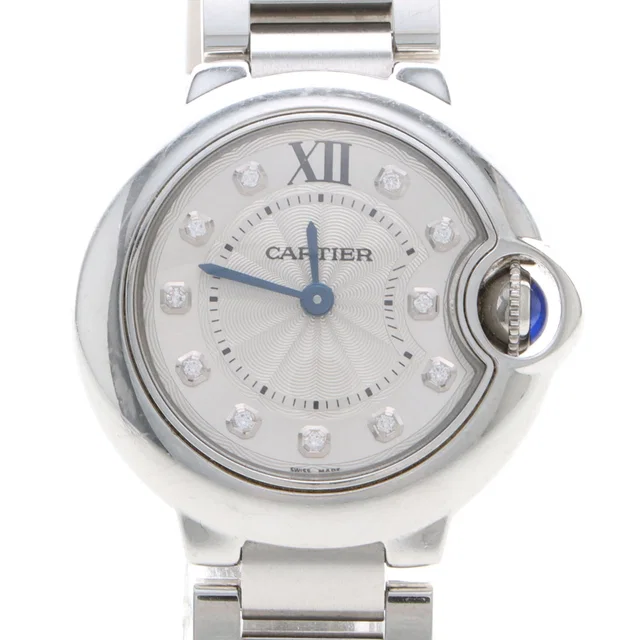 Cartier 까르띠에 발롱블루 다이아 스틸 시계 (WE902073) from GUGUS