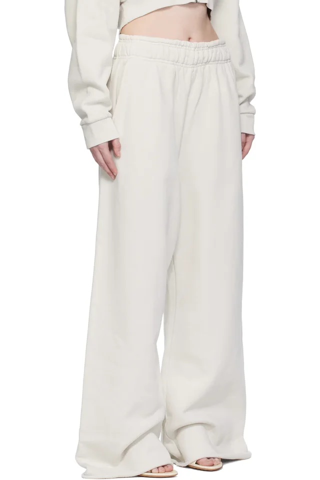 Entire Studios Off-White Full Sweatpants, photo 2 of 3 from SSENSE