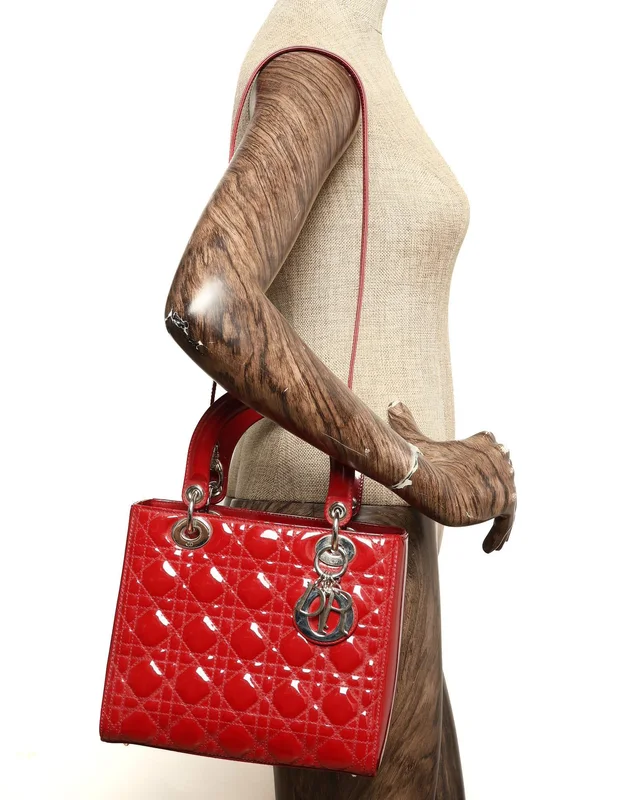 Medium Patent Lady Dior Bag in Patent leather from A Retro Tale, photo 9 of 9