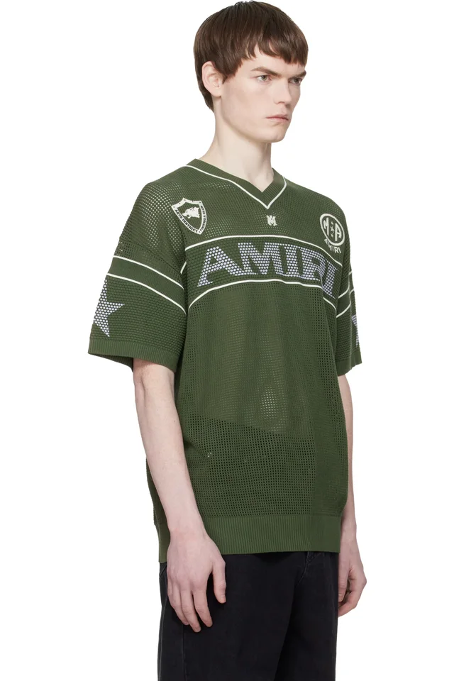 Green 'Amiri' Sport T-shirt, photo 2 of 4 from SSENSE