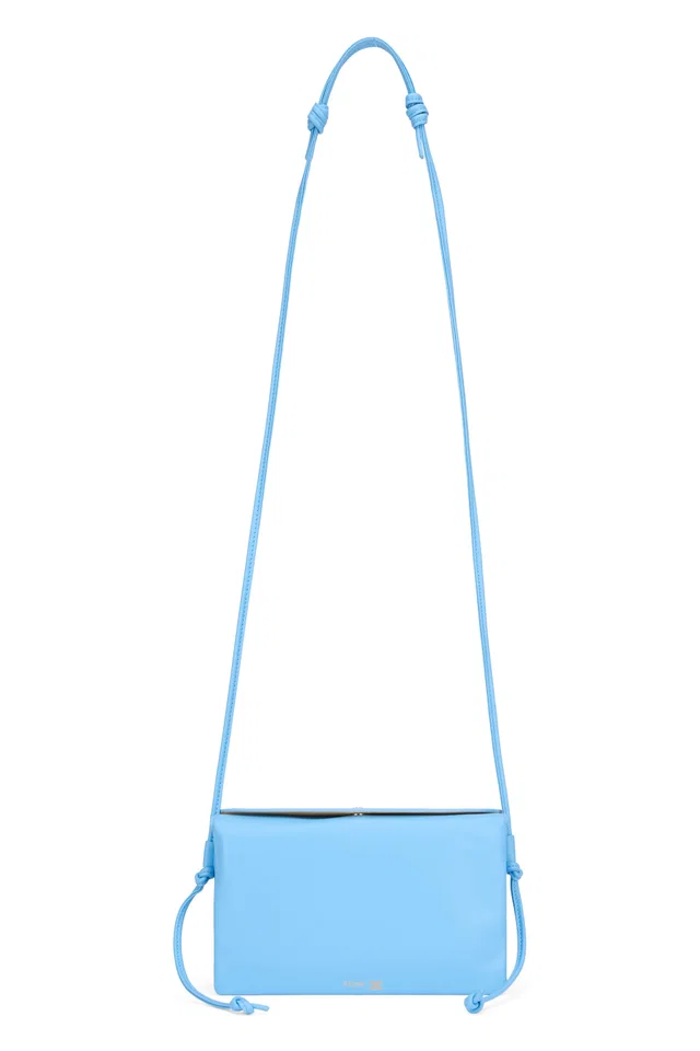 Celine Smooth Lambskin Shoulder Bag — Blue Leather in Blue Lambskin from HEWI