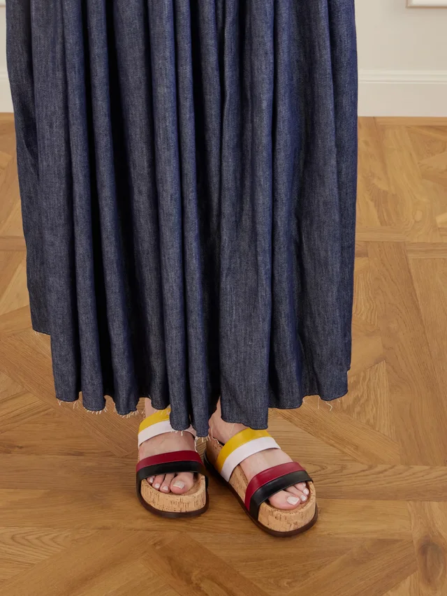 GABRIELA HEARST Striker leather platform sandals, photo 2 of 2 from NET-A-PORTER (Canada)