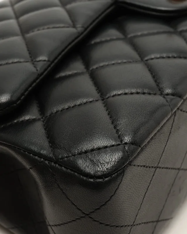 Chanel Classic Medium Double Flap Bag in Woven leather from A Retro Tale, photo 7 of 13