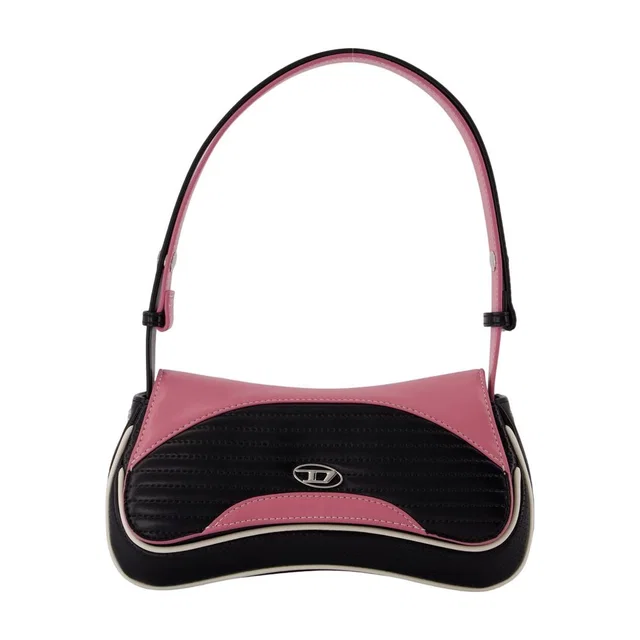 Diesel Play Shoulder Bag — Black Faux_leather in Black Leather from HEWI