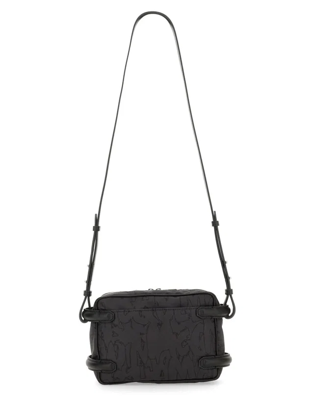 Alexander McQueen Polyester Camera Harness Shoulder Bag — Black in Black from HEWI