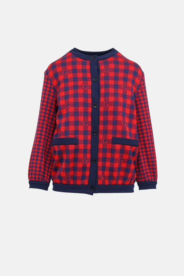 Gucci Kids Plaid Cardigan from VSP Consignment
