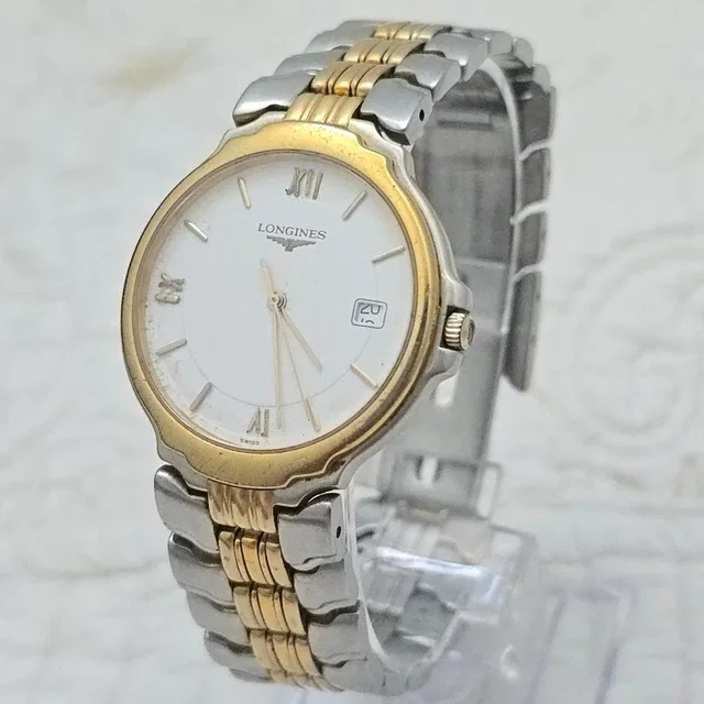 Longines Vintage Efco S-30 Men's Two-Tone 35mm Classic Dress Watch Gold Plated in silver|gold|gray from Poshmark