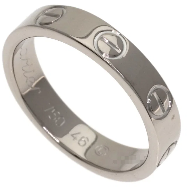 Cartier Authentic 18k Silver Love Ring #46 in silver|gray from Poshmark