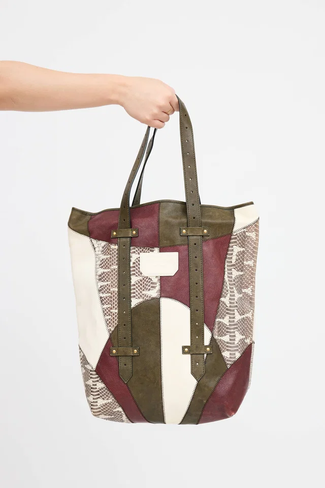 Proenza Schouler 2012 Patchwork Tote Bag in Canvas from VSP Consignment