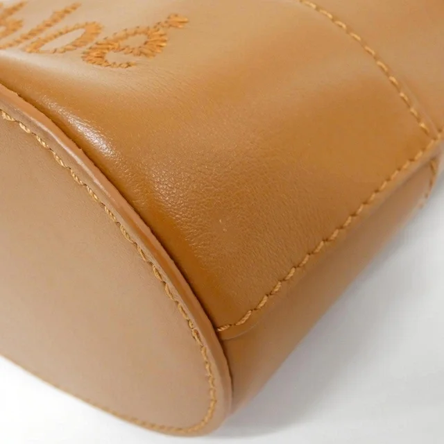 Chloé Sense CHC23UP872 I10 Shoulder Bag in 247/CARAMEL / GOLD metal fittings calf from KOMEHYO, photo 2 of 2