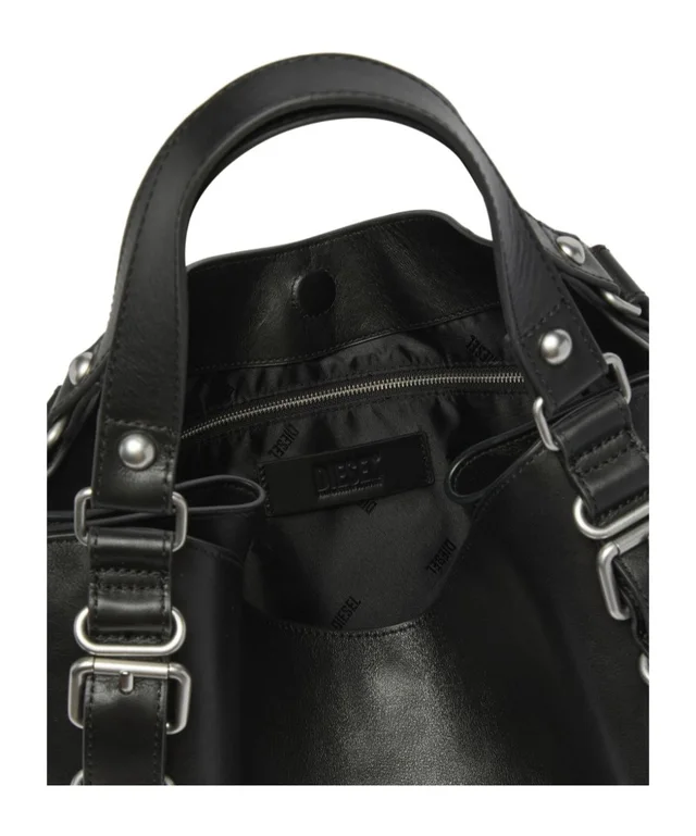 Diesel D-One-Medium top-handle bag in treated leather, photo 6 of 6 from SENSER