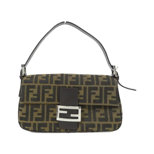 Fendi Vintage Baguette Shoulder Bag in Canvas from The Reluxe