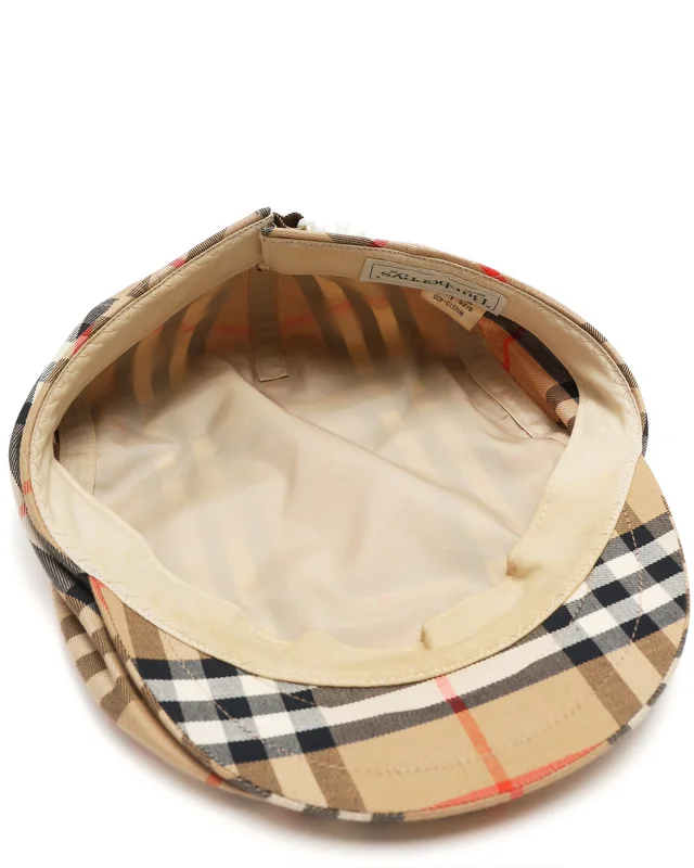 Burberry Nova Check Newsboy Hat from A Retro Tale, photo 3 of 4