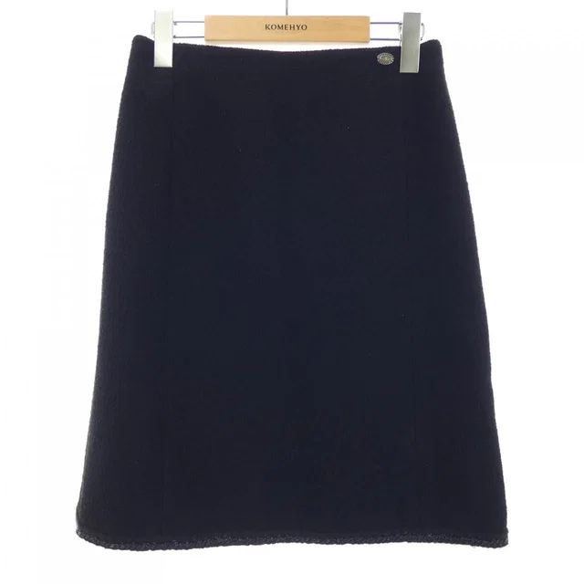 Chanel 08A Skirt Black in Black from The Reluxe