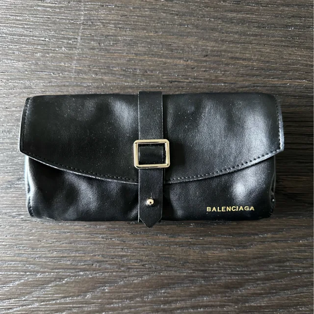 Balenciaga Buckle Clutch in black Leather from Poshmark