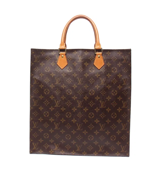 Louis Vuitton Tote Bag Sac Plat Monogram in Leather from The Reluxe