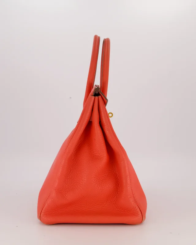 Hermès Birkin Retourne 35 Bag in Pink Togo leather from Sellier, photo 4 of 21