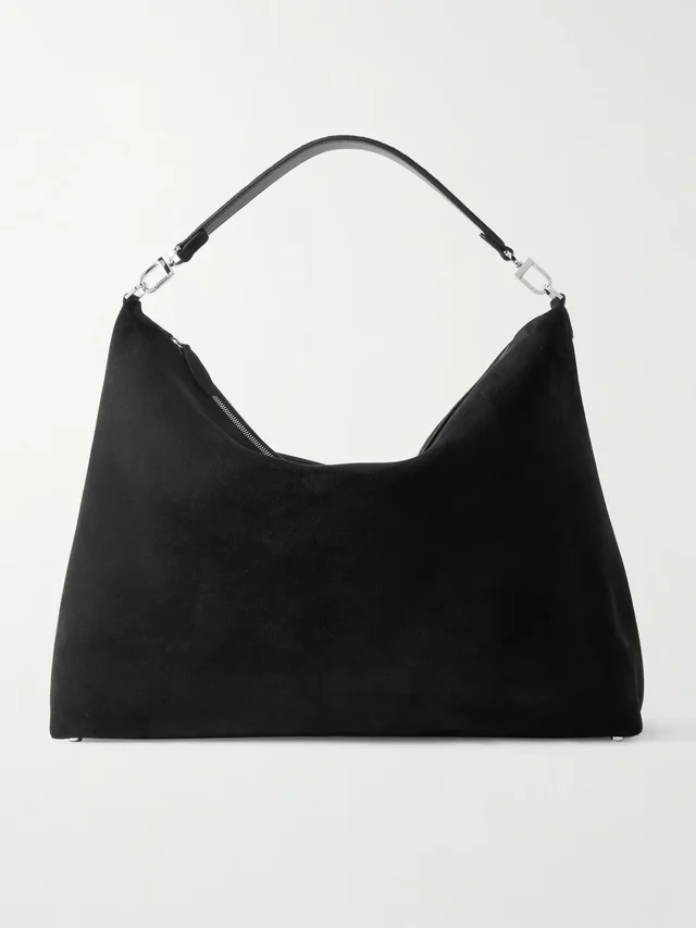 Suede tote