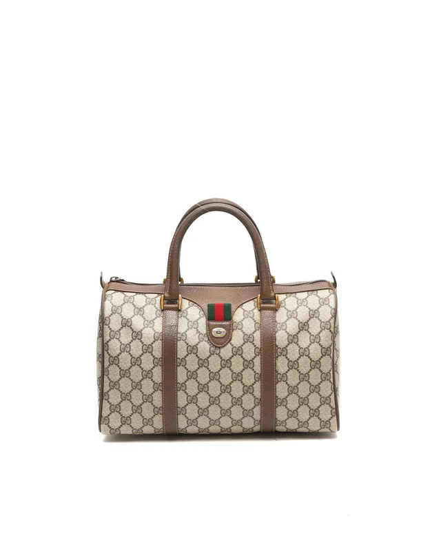 Gucci GG Supreme Boston Bag in Coated canvas from A Retro Tale