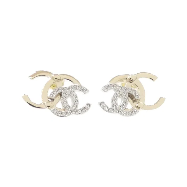 Chanel Earrings Gold in Gold from The Reluxe
