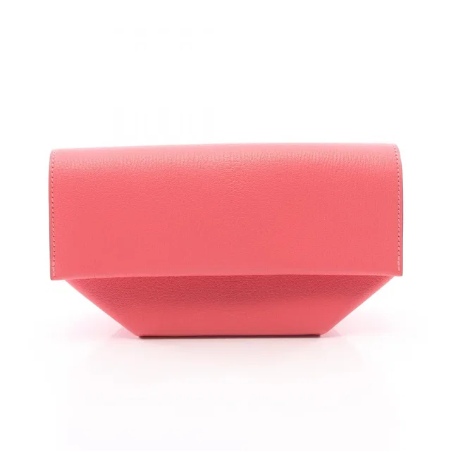 Hermès Clutch Opry Rose Azale in Pink Goatskin from The Reluxe