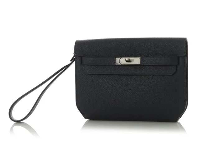 Hermès Bleu Nuit Togo Kelly Dépêches 25 in Navy Togo leather from Ann's Fabulous Finds, photo 2 of 11